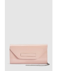 rosa Leder Clutch von NEXT