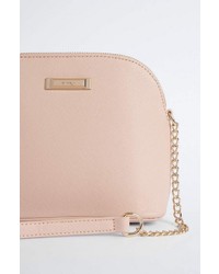 rosa Leder Clutch von ORSAY