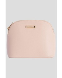 rosa Leder Clutch von ORSAY