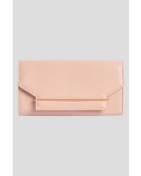 rosa Leder Clutch von ORSAY