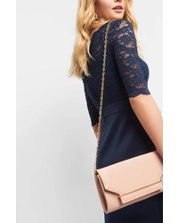 rosa Leder Clutch von ORSAY