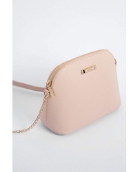 rosa Leder Clutch von ORSAY