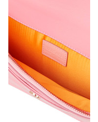 rosa Leder Clutch von Versace