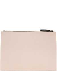 rosa Leder Clutch von MSGM