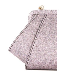 rosa Leder Clutch von Zac Zac Posen