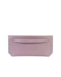 rosa Leder Clutch von Senreve