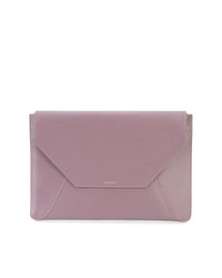 rosa Leder Clutch von Senreve