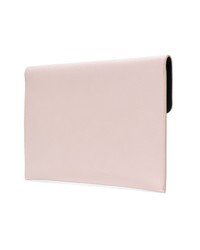 rosa Leder Clutch von Alexander McQueen