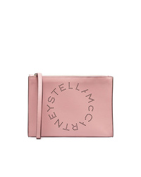 rosa Leder Clutch von Stella McCartney