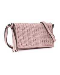 rosa Leder Clutch von SURI FREY