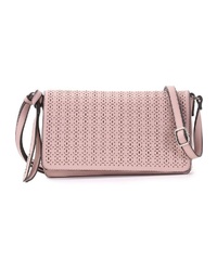 rosa Leder Clutch von SURI FREY