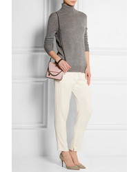 rosa Leder Clutch von Stella McCartney