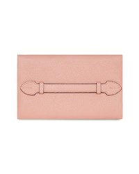 rosa Leder Clutch von Burberry