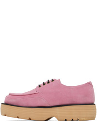 rosa Leder Derby Schuhe von Andersson Bell