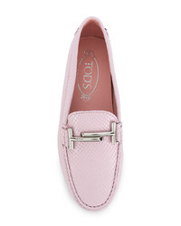 rosa Leder Mokassins von Tod's