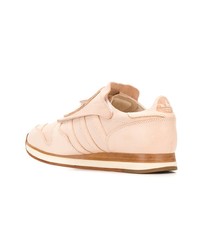 rosa Leder niedrige Sneakers von Hender Scheme