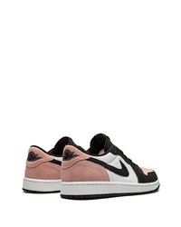 rosa Leder niedrige Sneakers von Jordan