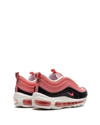 rosa Leder niedrige Sneakers von Nike