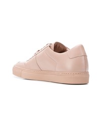 rosa Leder niedrige Sneakers von Common Projects