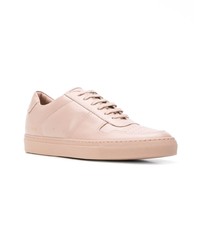 rosa Leder niedrige Sneakers von Common Projects