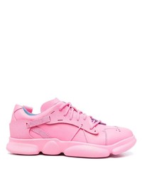 rosa Leder niedrige Sneakers von Camper