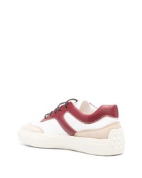 rosa Leder niedrige Sneakers von Tod's