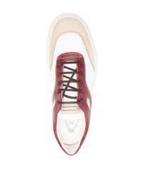 rosa Leder niedrige Sneakers von Tod's