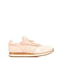 rosa Leder niedrige Sneakers von Hender Scheme