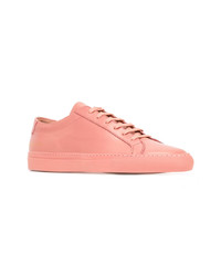 rosa Leder niedrige Sneakers von Common Projects