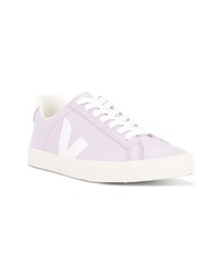 rosa Leder niedrige Sneakers von Veja