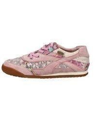 rosa Leder niedrige Sneakers von Laura Vita