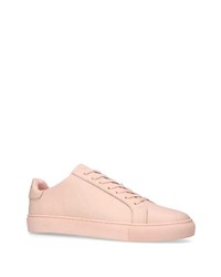 rosa Leder niedrige Sneakers von Kurt Geiger London