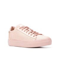 rosa Leder niedrige Sneakers von Fabi