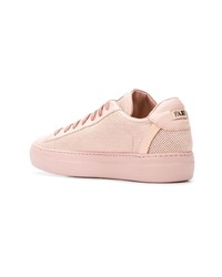 rosa Leder niedrige Sneakers von Fabi