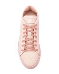 rosa Leder niedrige Sneakers von Fabi