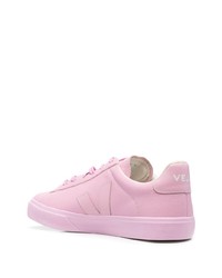 rosa Leder niedrige Sneakers von Veja