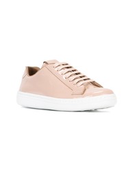 rosa Leder niedrige Sneakers von Church's