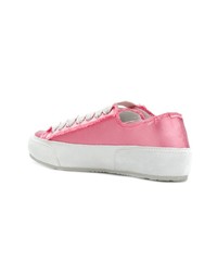 rosa Leder niedrige Sneakers von Pedro Garcia