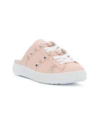 rosa Leder niedrige Sneakers von Ash