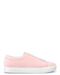 rosa Leder niedrige Sneakers von Swear
