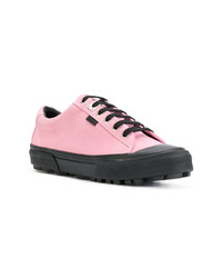 rosa Leder niedrige Sneakers von Alyx