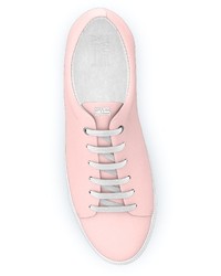 rosa Leder niedrige Sneakers von Swear
