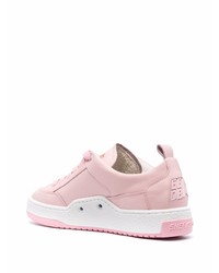 rosa Leder niedrige Sneakers von Golden Goose