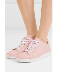 rosa Leder niedrige Sneakers von Self Love Limited Edition