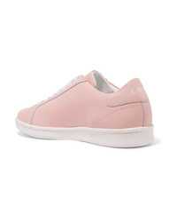 rosa Leder niedrige Sneakers von Self Love Limited Edition