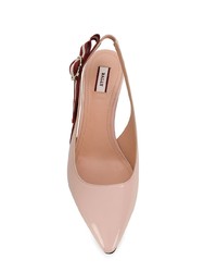 rosa Leder Pumps von Bally