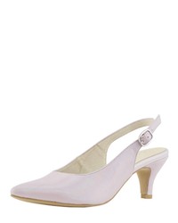 rosa Leder Pumps von Andrea Conti