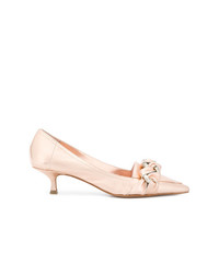 rosa Leder Pumps von Anna F.