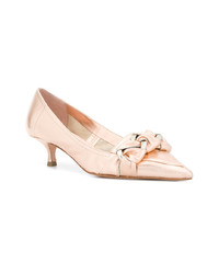 rosa Leder Pumps von Anna F.