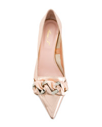 rosa Leder Pumps von Anna F.